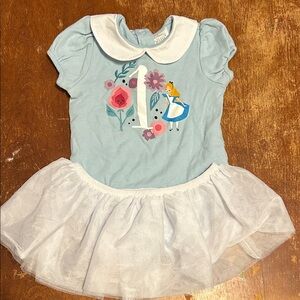 Disney Baby Alice in Wonderland Dress 12-18 month birthday outfit